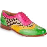 Reduzierte Bunte Business Melvin & Hamilton Derby Schuhe aus Leder für Damen Größe 37 mit Absatzhöhe bis 3cm 