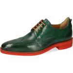 Reduzierte Grüne Business Melvin & Hamilton Derby Schuhe mit Schnürsenkel aus Leder für Herren Größe 44 mit Absatzhöhe bis 3cm für den für den Sommer 