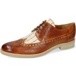 Braune Business Melvin & Hamilton Derby Schuhe mit Schnürsenkel aus Mesh für Herren Größe 42 