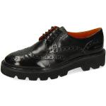 Schwarze Business Melvin & Hamilton Jenny Derby Schuhe mit Schnürsenkel für Damen Größe 38 
