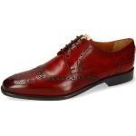 Rote Business Melvin & Hamilton Dylan Derby Schuhe mit Schnürsenkel für Herren Größe 40 