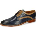 Blaue Business Melvin & Hamilton Alex Derby Schuhe mit Schnürsenkel für Herren Größe 43 