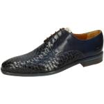 Blaue Business Melvin & Hamilton Dylan Derby Schuhe mit Schnürsenkel für Herren Größe 43 