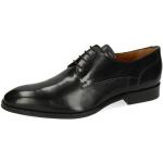 Schwarze Business Melvin & Hamilton Kane Derby Schuhe mit Schnürsenkel für Herren Größe 43 