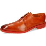 Reduzierte Orange Business Melvin & Hamilton Lance Spitze Derby Schuhe mit Schnürsenkel aus Kalbsleder für Herren Größe 43 