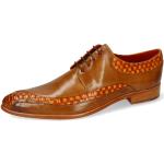 Braune Business Melvin & Hamilton Toni Derby Schuhe mit Schnürsenkel aus Leder für Herren Größe 41 