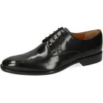 Reduzierte Schwarze Business Melvin & Hamilton Dylan Derby Schuhe mit Schnürsenkel aus Leder für Herren Größe 42 mit Absatzhöhe bis 3cm für den für den Herbst 