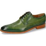 Grüne Business Melvin & Hamilton Dylan Derby Schuhe für Herren Größe 43 mit Absatzhöhe bis 3cm für den für den Sommer 