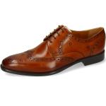 Braune Business Melvin & Hamilton Dylan Derby Schuhe mit Schnürsenkel aus Leder für Herren Größe 46 mit Absatzhöhe bis 3cm für den für den Herbst 