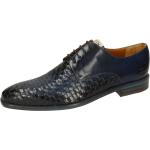 Blaue Business Melvin & Hamilton Dylan Derby Schuhe mit Schnürsenkel aus Leder für Herren Größe 46 mit Absatzhöhe bis 3cm für den für den Sommer 