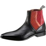 Reduzierte Schwarze Elegante Melvin & Hamilton Elvis Chelsea-Boots in Normalweite aus Leder für Herren Größe 48 