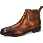 Reduzierte Braune Melvin & Hamilton Henry Ankle Boots & Klassische Stiefeletten aus Leder für Herren Größe 46 mit Absatzhöhe bis 3cm für den für den Herbst 
