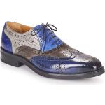 Reduzierte Blaue Business Melvin & Hamilton Jeff Derby Schuhe für Herren Größe 43 mit Absatzhöhe bis 3cm 