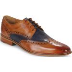 Reduzierte Braune Business Melvin & Hamilton Martin Derby Schuhe aus Leder für Herren Größe 45 mit Absatzhöhe bis 3cm 
