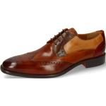 Braune Business Melvin & Hamilton Jeff 14 Derby Schuhe mit Schnürsenkel aus Leder für Herren Größe 47 mit Absatzhöhe bis 3cm für den für den Herbst 