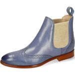 Blaue Elegante Melvin & Hamilton Jessy Ankle Boots & Klassische Stiefeletten für Damen Größe 39 mit Absatzhöhe bis 3cm für den für den Sommer 