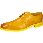 Gelbe Business Melvin & Hamilton Lance Derby Schuhe mit Schnürsenkel für Herren Größe 45 mit Absatzhöhe bis 3cm für den für den Sommer 