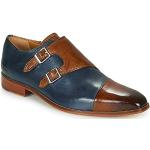 Braune Business Melvin & Hamilton Lance Derby Schuhe mit Schnalle aus Leder für Herren Größe 41 