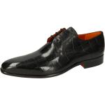 Schwarze Business Melvin & Hamilton Lance Derby Schuhe mit Schnürsenkel aus Leder für Herren Größe 42 für den für den Herbst 
