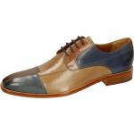 Graue Business Melvin & Hamilton Derby Schuhe mit Schnürsenkel aus Leder für Herren Größe 46 mit Absatzhöhe bis 3cm für den für den Sommer 