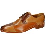 Beige Business Melvin & Hamilton Derby Schuhe mit Schnürsenkel aus Leder für Herren Größe 47 mit Absatzhöhe bis 3cm für den für den Sommer 