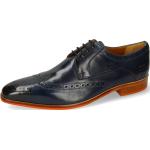 Blaue Business Melvin & Hamilton Lewis Lewis Hamilton Derby Schuhe mit Schnürsenkel aus Leder für Herren Größe 45 mit Absatzhöhe bis 3cm für den für den Sommer 