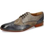 Graue Business Melvin & Hamilton Martin Derby Schuhe mit Schnürsenkel für Herren Größe 39 mit Absatzhöhe bis 3cm für den für den Sommer 