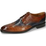 Braune Business Melvin & Hamilton Martin Derby Schuhe mit Schnürsenkel aus Leder für Herren Größe 44 mit Absatzhöhe bis 3cm für den für den Herbst 