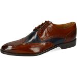 Reduzierte Braune Business Melvin & Hamilton Martin Derby Schuhe mit Schnürsenkel aus Leder für Herren Größe 47 mit Absatzhöhe bis 3cm 