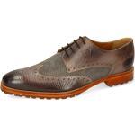 Graue Business Melvin & Hamilton Martin Derby Schuhe mit Schnürsenkel aus Leder für Herren Größe 44 mit Absatzhöhe bis 3cm für den für den Sommer 