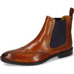 Braune Melvin & Hamilton Martin Ankle Boots & Klassische Stiefeletten aus Leder für Herren Größe 46 mit Absatzhöhe bis 3cm für den für den Herbst 