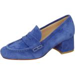 Blaue Melvin & Hamilton High Heels & Stiletto-Pumps aus Veloursleder für Damen Größe 39 mit Absatzhöhe 3cm bis 5cm 