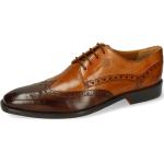 Braune Business Melvin & Hamilton Martin Derby Schuhe mit Schnürsenkel aus Leder für Herren Größe 42 mit Absatzhöhe bis 3cm für den für den Herbst 