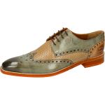 Graue Business Melvin & Hamilton Martin Derby Schuhe mit Schnürsenkel aus Leder für Herren Größe 47 mit Absatzhöhe bis 3cm für den für den Sommer 