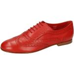 Rote Business Melvin & Hamilton Runde Hochzeitsschuhe & Oxford Schuhe mit Schnürsenkel aus Leder für Damen Größe 39 