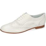 Weiße Business Melvin & Hamilton Runde Hochzeitsschuhe & Oxford Schuhe mit Schnürsenkel aus Leder für Damen Größe 36 