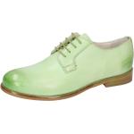 Grüne Business Melvin & Hamilton Derby Schuhe mit Schnürsenkel aus Leder für Damen Größe 41 mit Absatzhöhe bis 3cm für den für den Sommer 