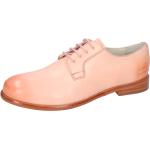 Pinke Business Melvin & Hamilton Derby Schuhe mit Schnürsenkel aus Leder für Damen Größe 40 mit Absatzhöhe bis 3cm für den für den Sommer 