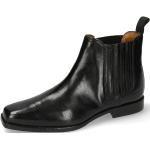 Schwarze Melvin & Hamilton Ankle Boots & Klassische Stiefeletten für Damen Größe 37 mit Absatzhöhe bis 3cm für den für den Herbst 