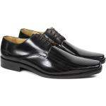 Schwarze Business Melvin & Hamilton Frank 9 Derby Schuhe für Herren mit Absatzhöhe bis 3cm 