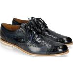 Reduzierte Blaue Business Melvin & Hamilton Henry Derby Schuhe für Herren Größe 45 mit Absatzhöhe bis 3cm für den für den Sommer 