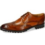 Reduzierte Braune Business Melvin & Hamilton Martin Derby Schuhe mit Schnürsenkel aus Leder für Herren Größe 44 mit Absatzhöhe bis 3cm für den für den Herbst 