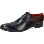 Reduzierte Blaue Business Melvin & Hamilton Toni Hochzeitsschuhe & Oxford Schuhe aus Leder für Herren Größe 46 mit Absatzhöhe bis 3cm 