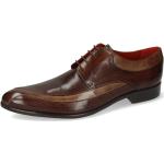 Reduzierte Braune Business Melvin & Hamilton Toni Derby Schuhe mit Schnürsenkel aus Leder für Herren Größe 46 mit Absatzhöhe bis 3cm für den für den Herbst 