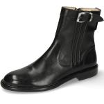 Schwarze Melvin & Hamilton Sally Ankle Boots & Klassische Stiefeletten für Damen Größe 37 mit Absatzhöhe bis 3cm für den für den Herbst 