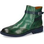 Grüne Melvin & Hamilton Ankle Boots & Klassische Stiefeletten für Damen Größe 37 mit Absatzhöhe bis 3cm für den für den Herbst 