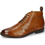 Hellbraune Melvin & Hamilton Ankle Boots & Klassische Stiefeletten aus Leder für Damen Größe 43 mit Absatzhöhe bis 3cm für den für den Herbst 
