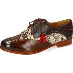 Braune Business Melvin & Hamilton Derby Schuhe mit Schnürsenkel aus Leder für Damen Größe 41 für den für den Sommer 