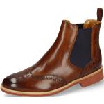 Braune Melvin & Hamilton Ankle Boots & Klassische Stiefeletten für Damen Größe 39 mit Absatzhöhe bis 3cm für den für den Herbst 