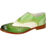 Grüne Business Melvin & Hamilton Hochzeitsschuhe & Oxford Schuhe mit Schnürsenkel aus Leder für Damen Größe 42 mit Absatzhöhe bis 3cm für den für den Sommer 